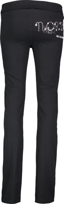 Pantaloni elastici negri de trening pentru femei TOTON