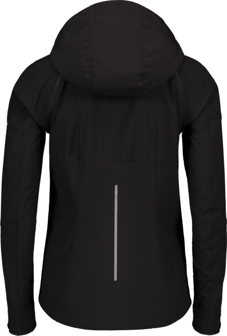 Jachetă ușoară neagră softshell 2 în 1 pentru femei RULING