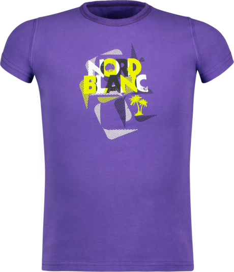 Kid's violet cotton t-shirt KOLOTY