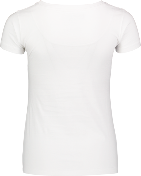 Women's white cotton t-shirt TURN