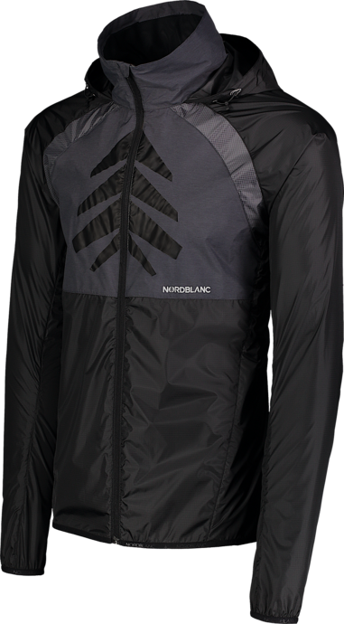 Jachetă ultra-ușoară neagră de ciclism pentru bărbați SUBSIST