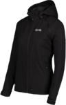 Jachetă ușoară neagră softshell 2 în 1 pentru femei RULING