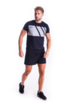 Tricou negru de fitness pentru bărbați LEGACY