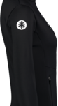 Hanorac din fleece negru cu tehnologia „Power Fleece” pentru femei EXULTANT